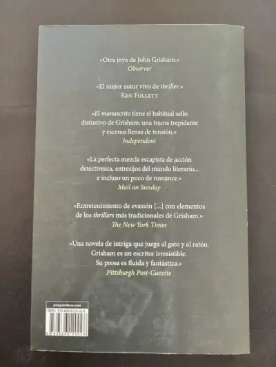 Libro 'El Manuscrito' de John Grisham - miniatura 2