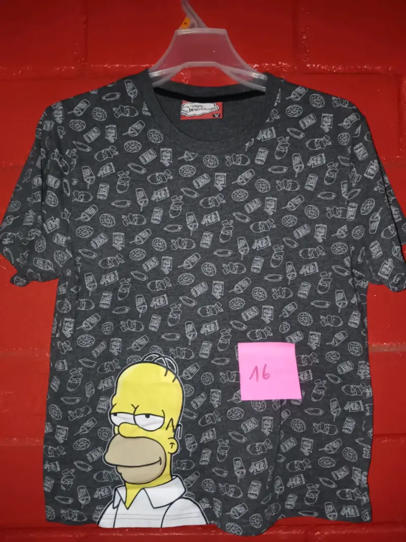 Polera gris Homero Simpson - 1