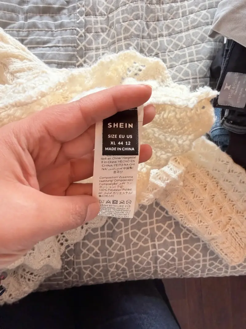 Cardigan blanco tejido - 3