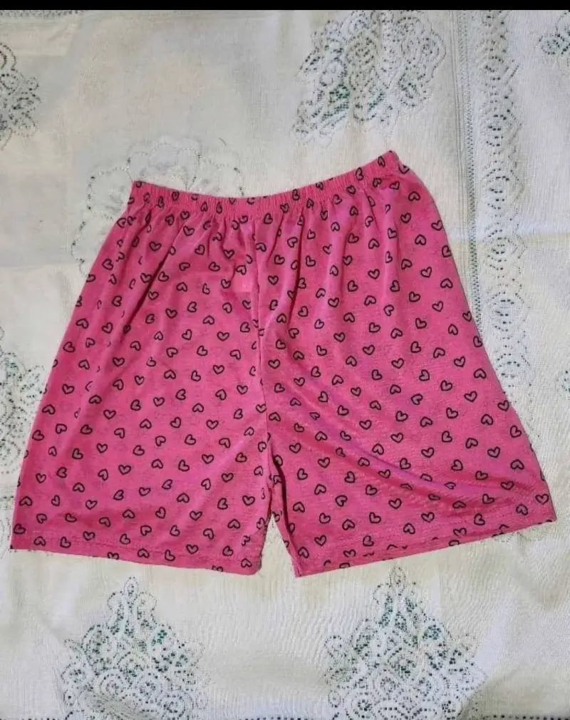 Pijama rosado con estampado - 9