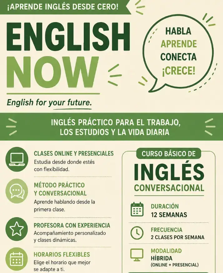 Curso de inglés conversacional