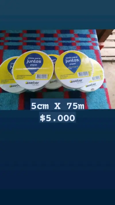 Cinta para juntas 5cm x 152m - miniatura 2