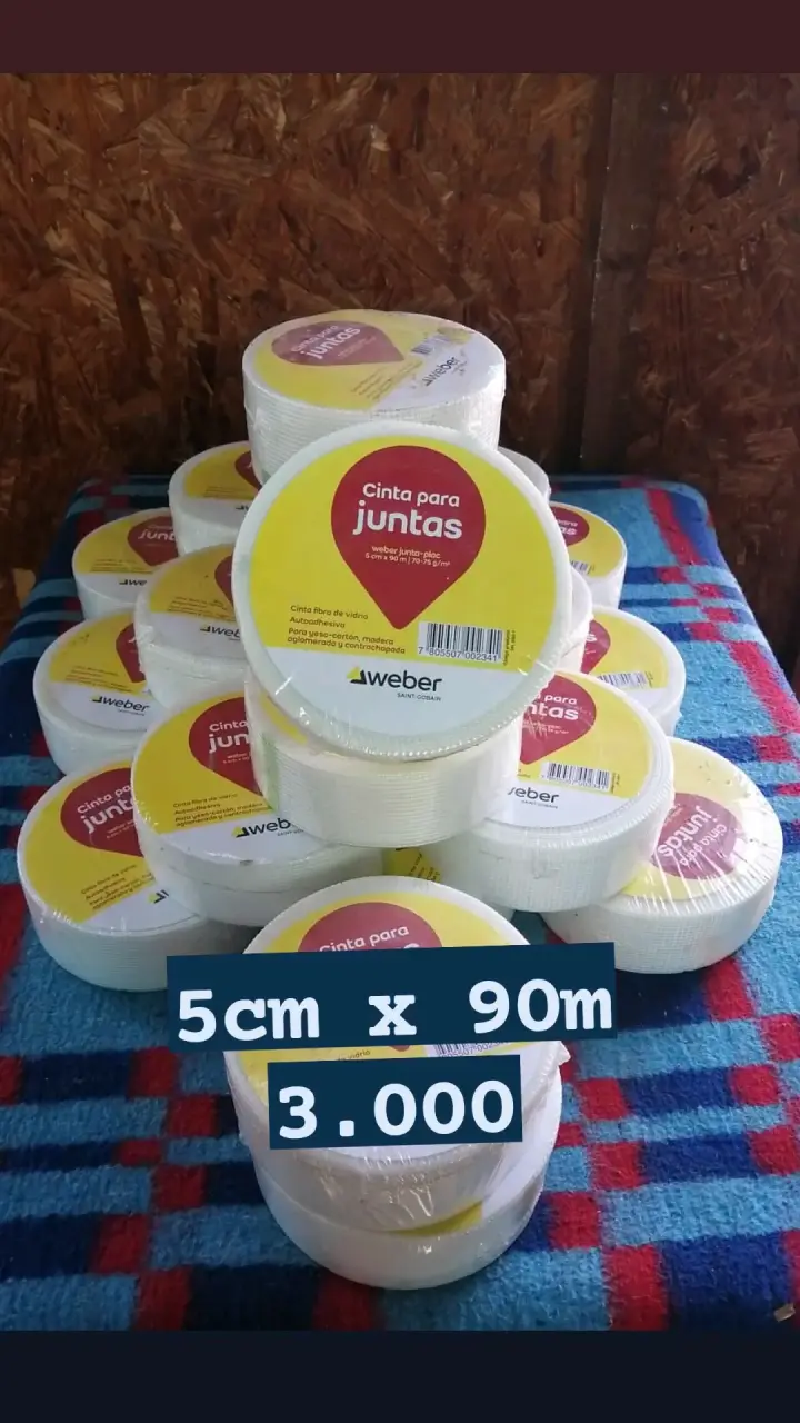 Cinta para juntas 5cm x 152m - 3