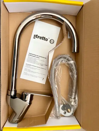 Llave Monomando Lavaplatos Stretto Marsella Ónix - miniatura 3
