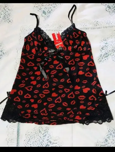 Conjunto nuevo pijama negro con estampado - miniatura 13