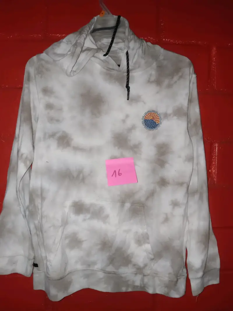 Polerón capucha tie-dye