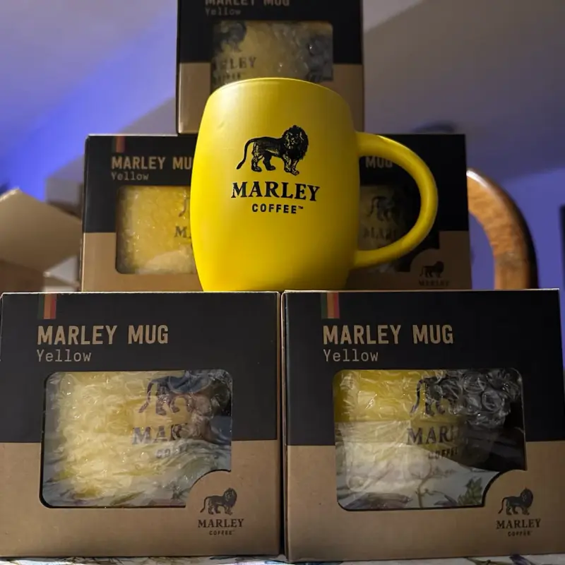 Taza amarilla Marley Coffee