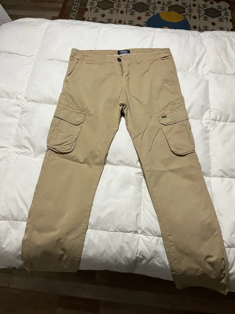Pantalones beige para hombre talla 46 ferouch - 2