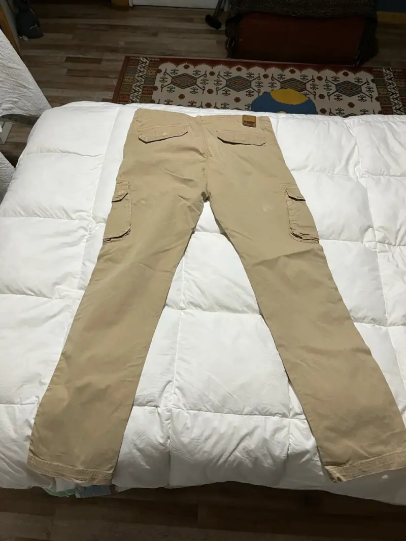 Pantalones beige para hombre talla 46 ferouch - 4