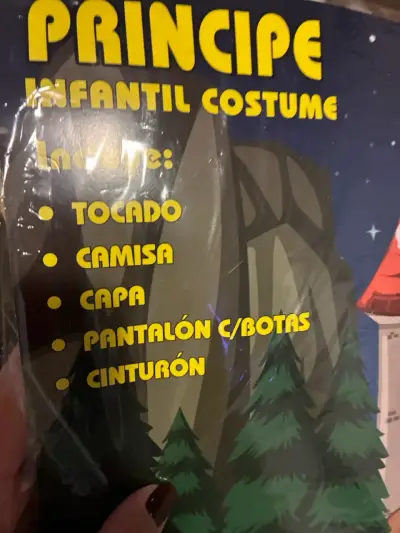 Disfraz infantil de príncipe - miniatura 1
