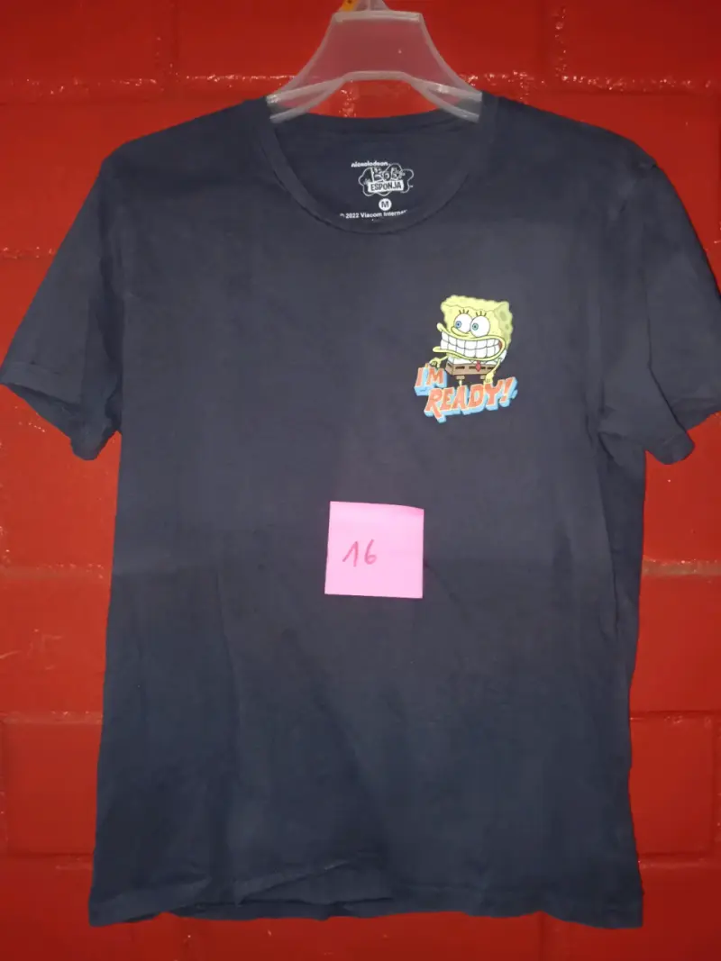 Polera negra Bob Esponja - 1