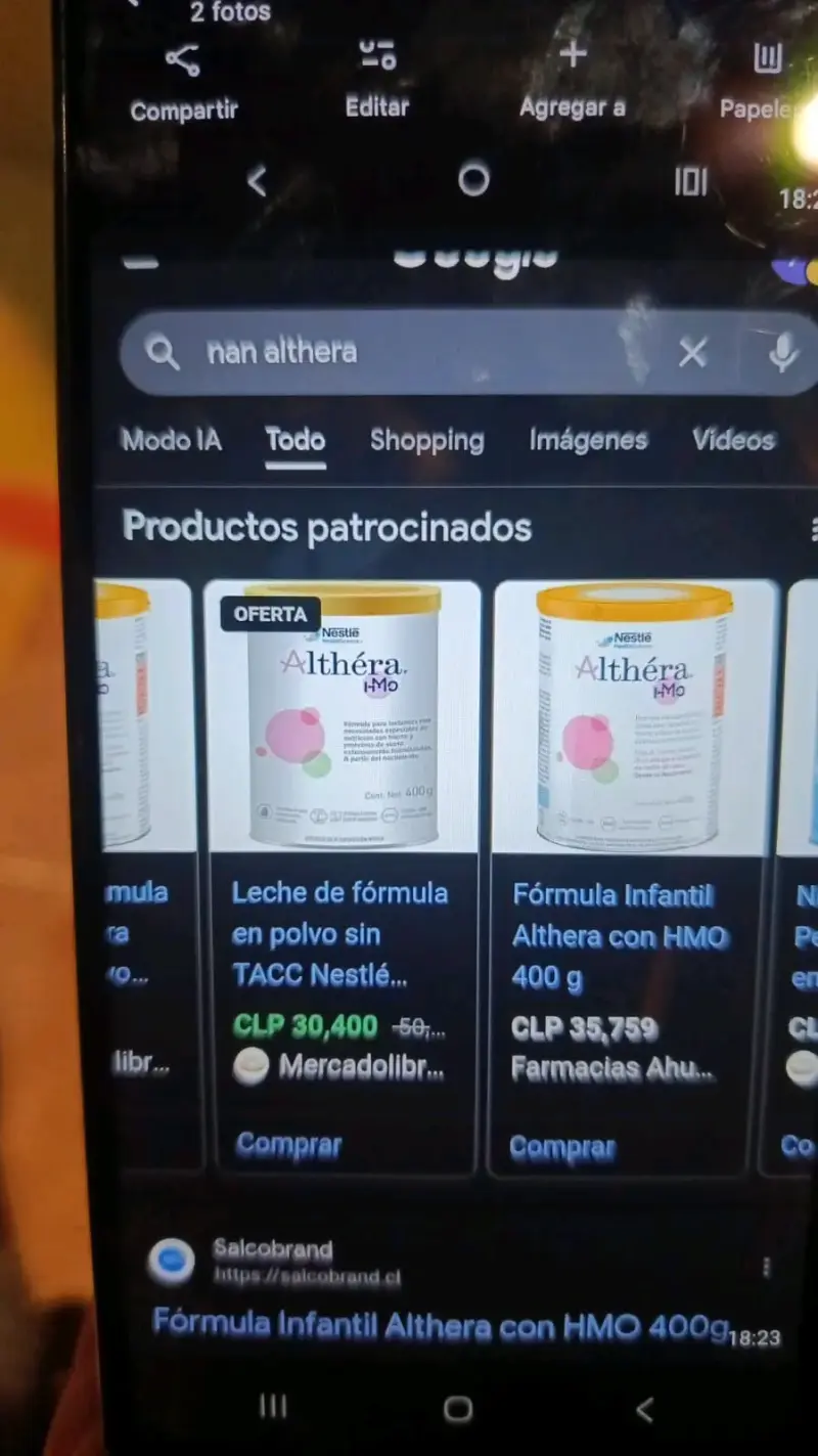 Fórmula infantil NAN Althéra 400g - 2