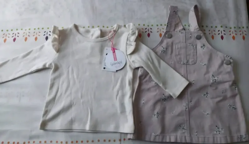 conjunto y calcetines de bebe (0-6meses) - 2