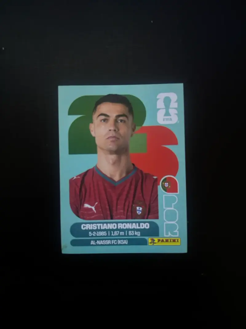 Lámina Panini Cristiano Ronaldo - 1