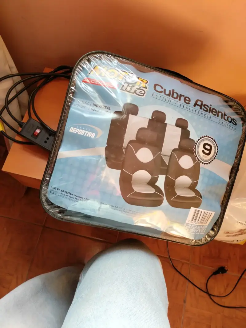 Cubre asientos y aspiradora para auto - 3