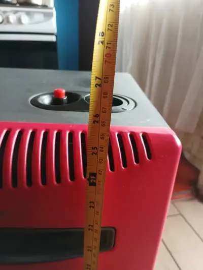 Estufa a gas roja Toyotomi - miniatura 3