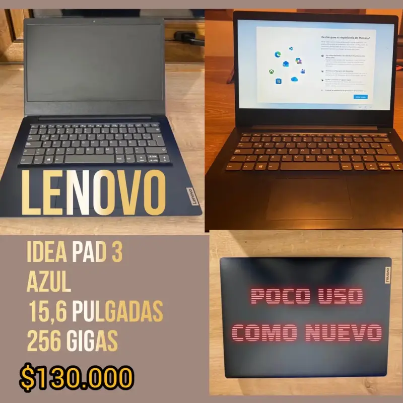 Laptop Lenovo IdeaPad 3 azul