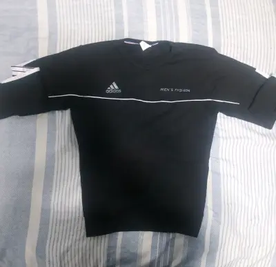 Polerón negro Adidas para hombre - miniatura 4