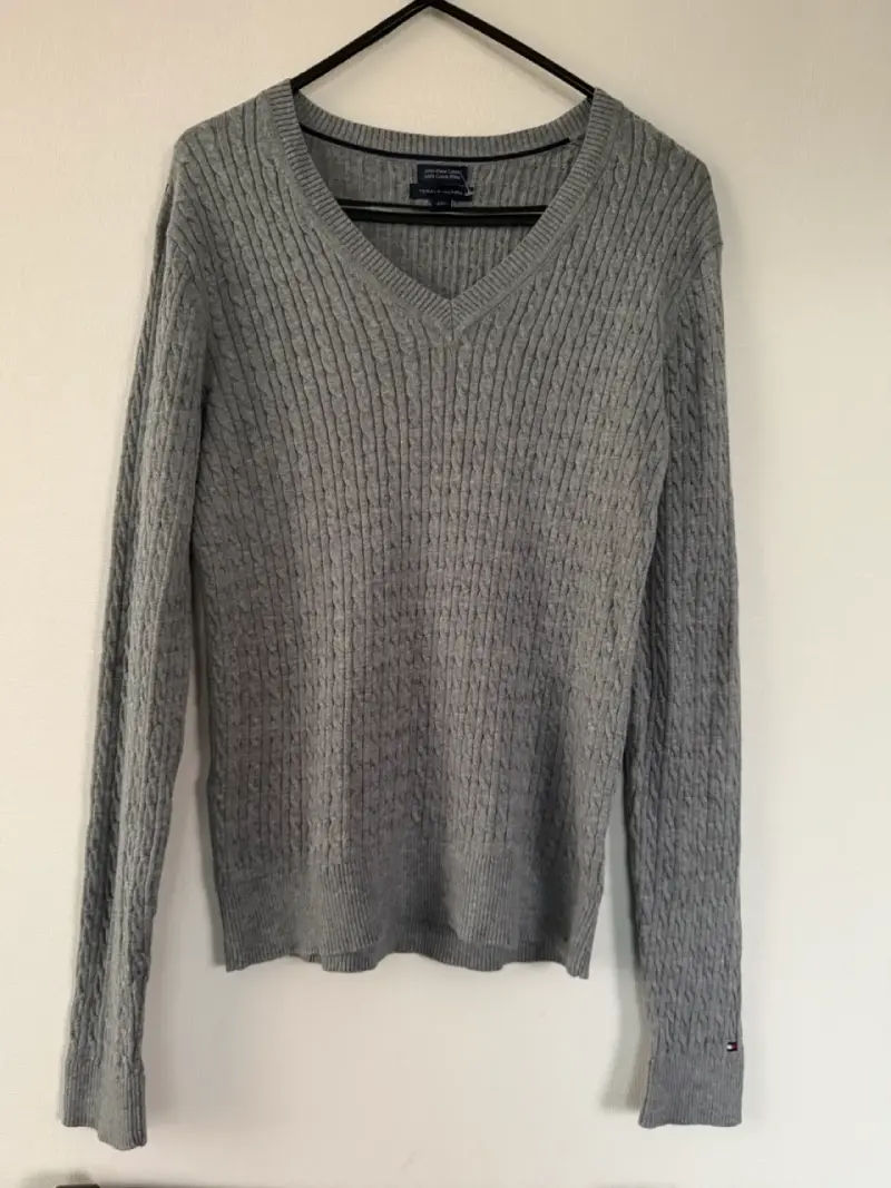 Suéter gris tommy hilfiger L - 1
