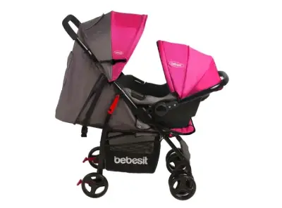 Coche doble para bebé Bebesit - miniatura 1