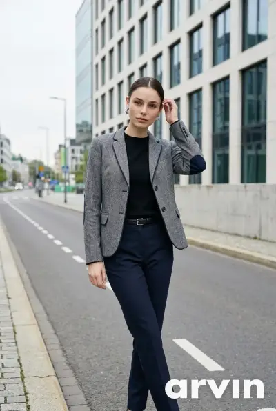 Blazer gris con coderas GAP M - miniatura 6