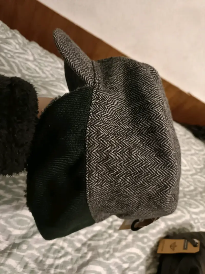 Gorra estilo vintage gris - 3