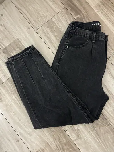 Pantalones jeans negros Sybilla - miniatura 1