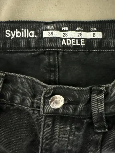 Pantalones jeans negros Sybilla - miniatura 2