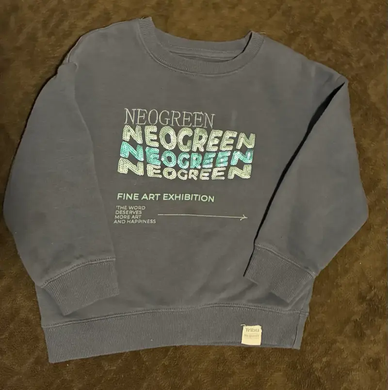 Polerón gris Neogreen para niños - 1