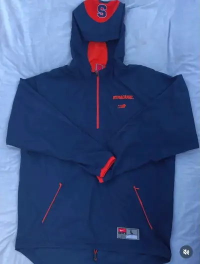 Chaqueta azul Syracuse Nike - miniatura 3