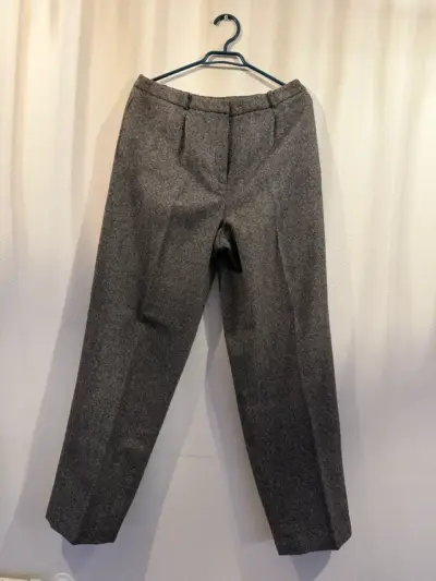 Pantalones de lana gris Talbots 10 - miniatura 1