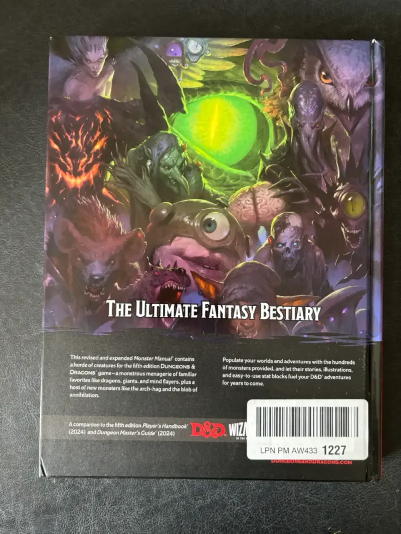 Monster Manual Dungeons & Dragons 2024 - 2