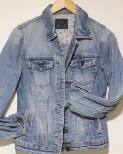 Chaqueta de mezclilla azul - miniatura 2