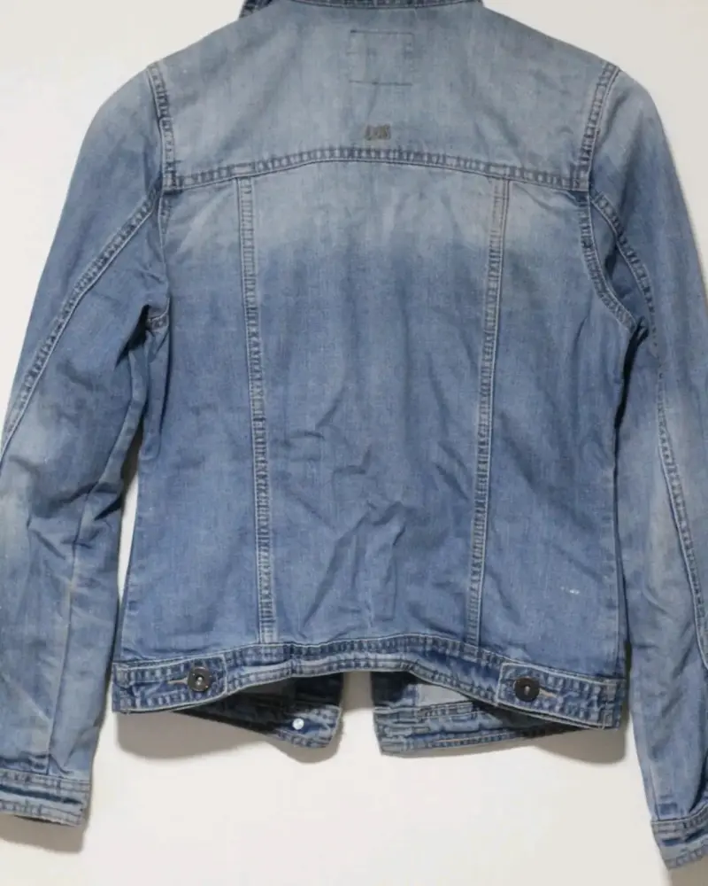 Chaqueta de mezclilla azul - 3