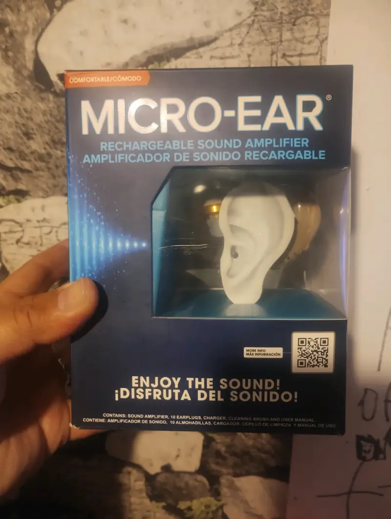 Amplificador de sonido recargable Micro-Ear