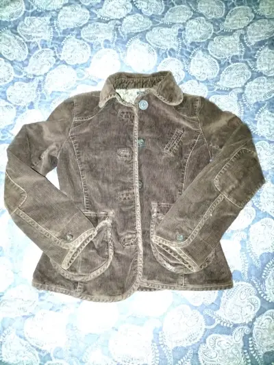 Chaqueta de pana marrón - miniatura 3