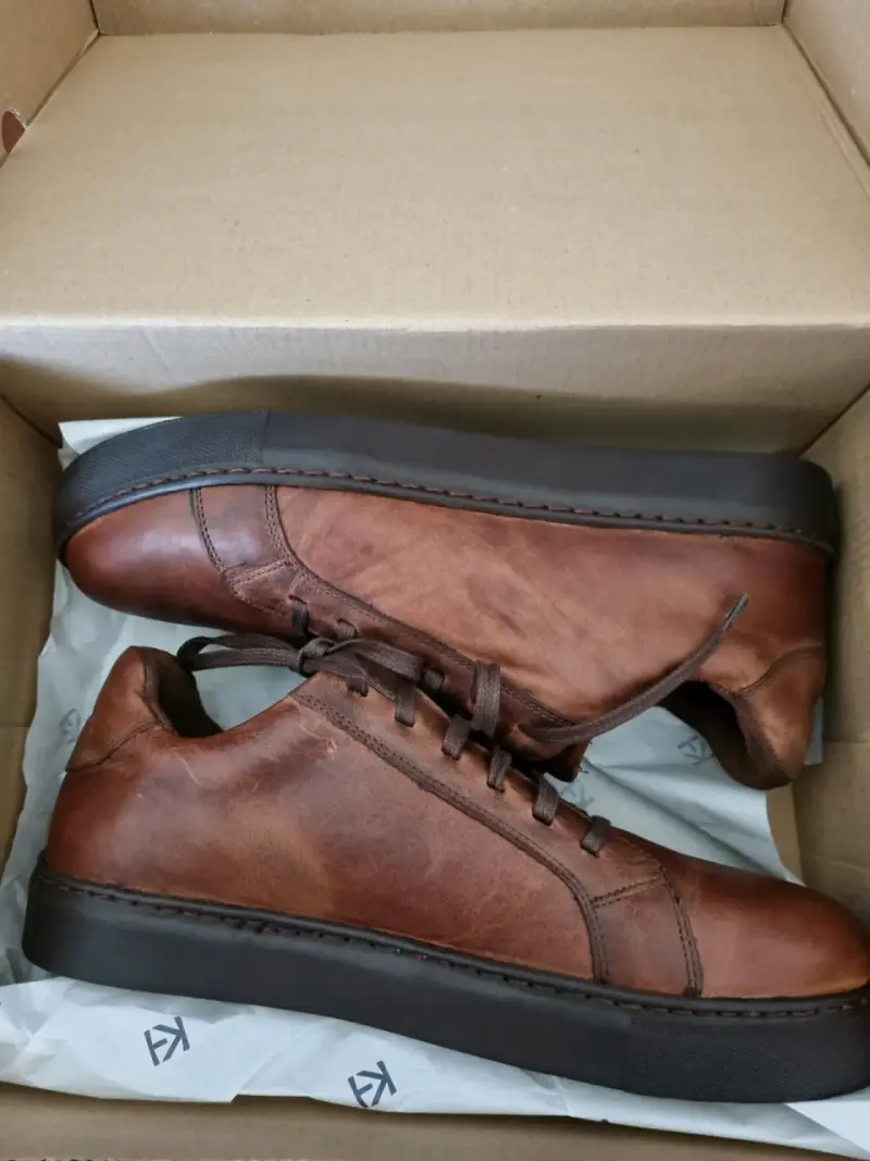 Zapatillas cuero Trauko hecha a mano - 3