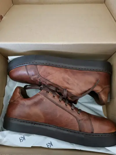 Zapatillas cuero Trauko hecha a mano - miniatura 3