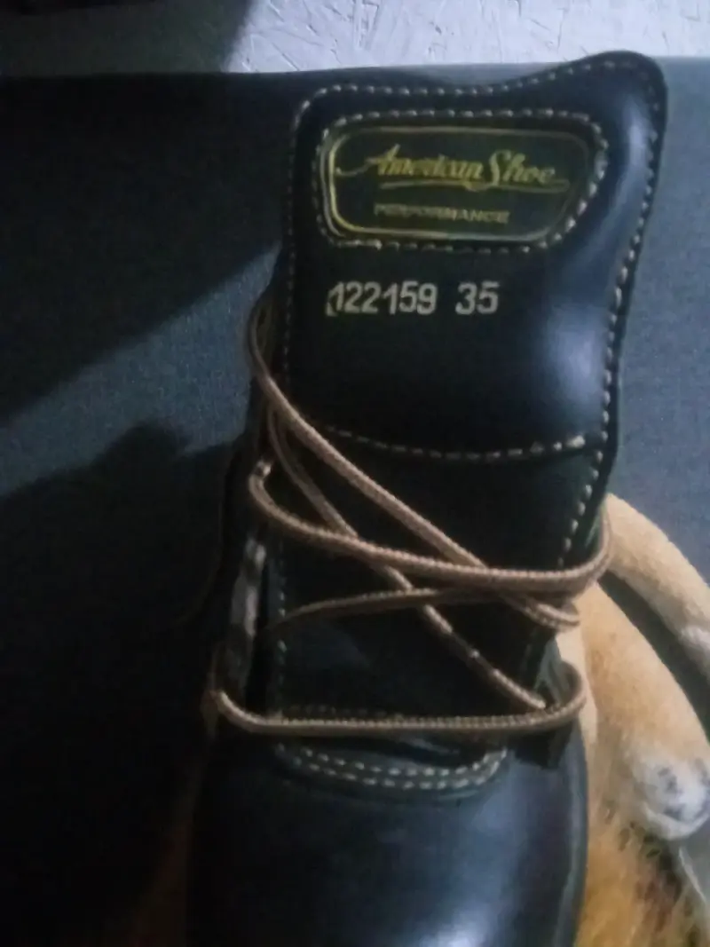 Botas de cuero negras American Shoe - 2
