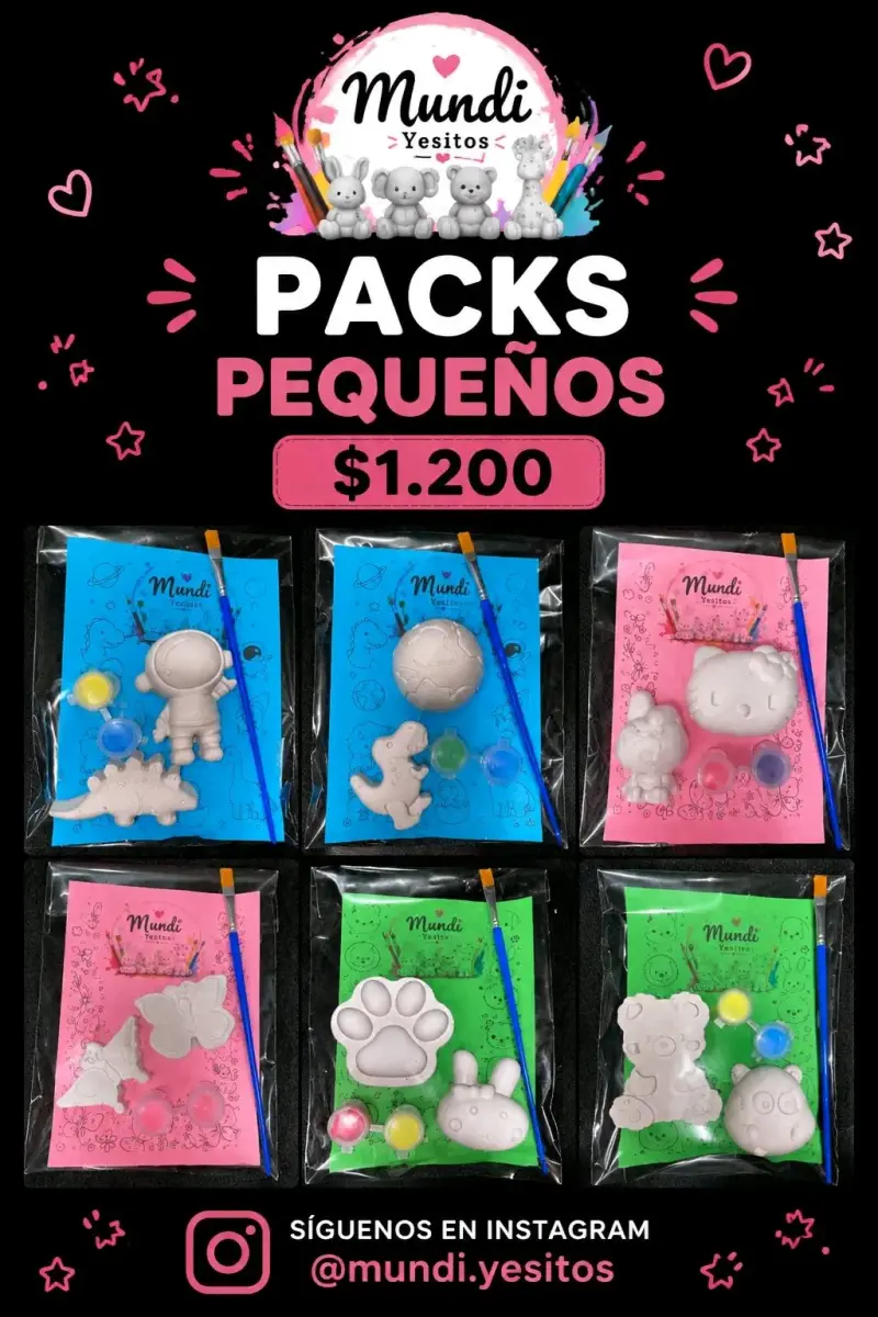 Packs de yeso para pintar - 1