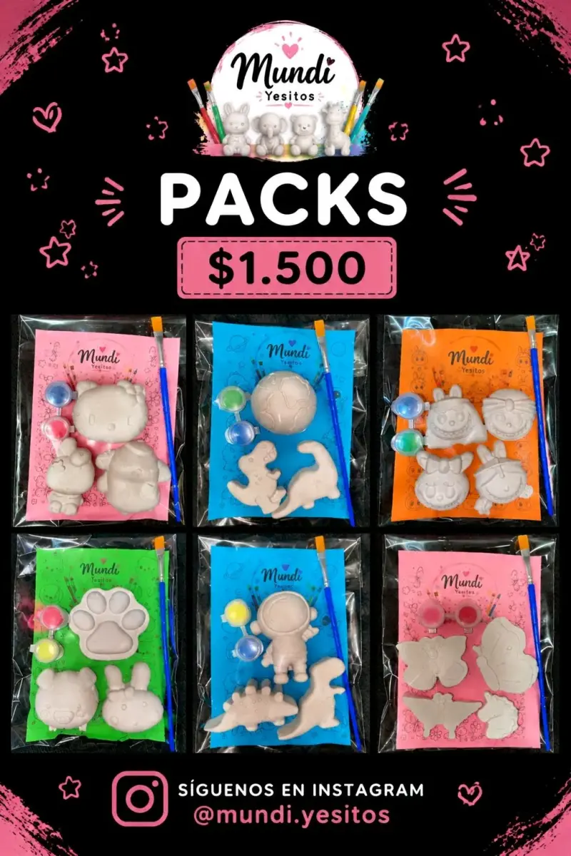 Packs de yeso para pintar - 2