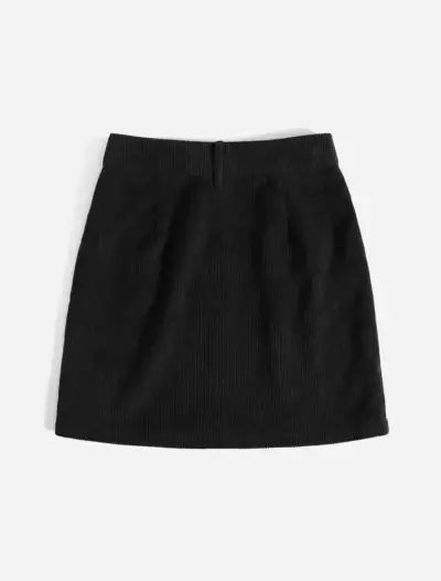 Mini falda de cotelé talla L - miniatura 4