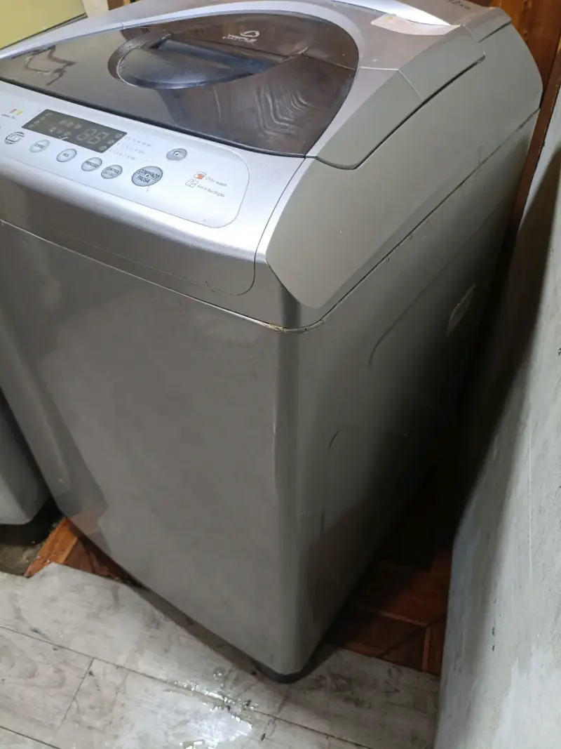 Lavadora automática gris marca Daewoo 12 kilo - 3