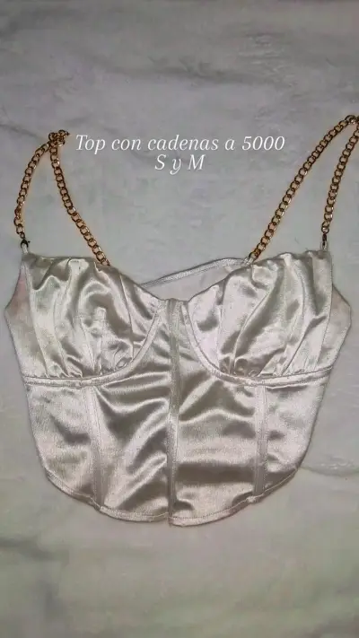Top corsé rojo encaje floral - miniatura 3