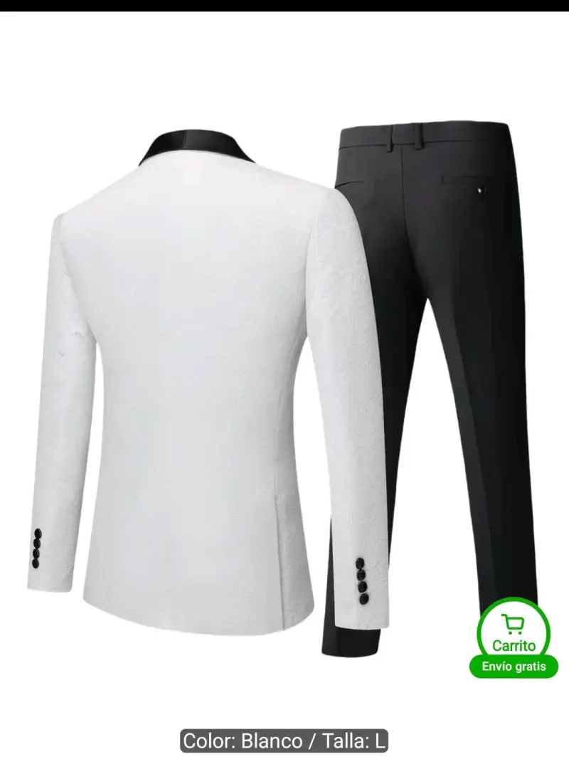 Traje conjunto de tres piezas - 2