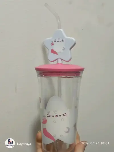 Vaso pusheen temática pusheencornio - miniatura 1