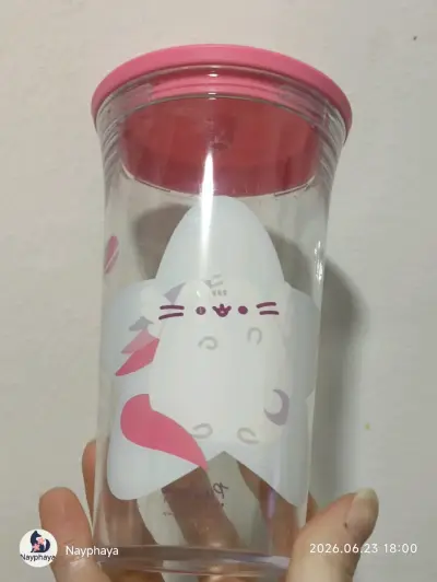 Vaso pusheen temática pusheencornio - miniatura 2