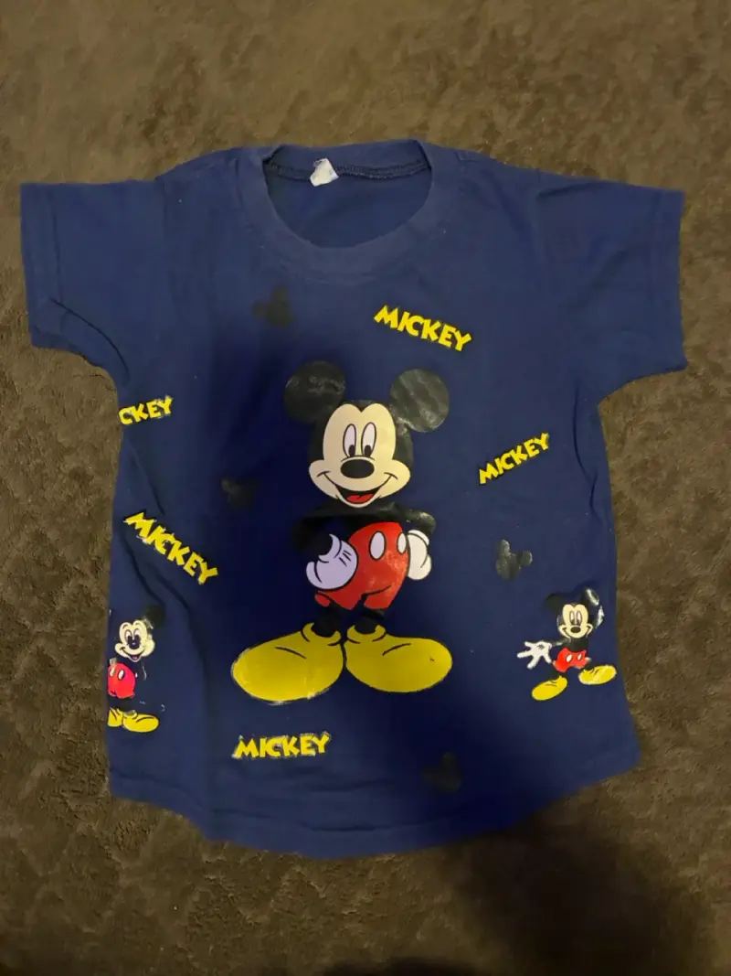 Polera infantil Mickey azul