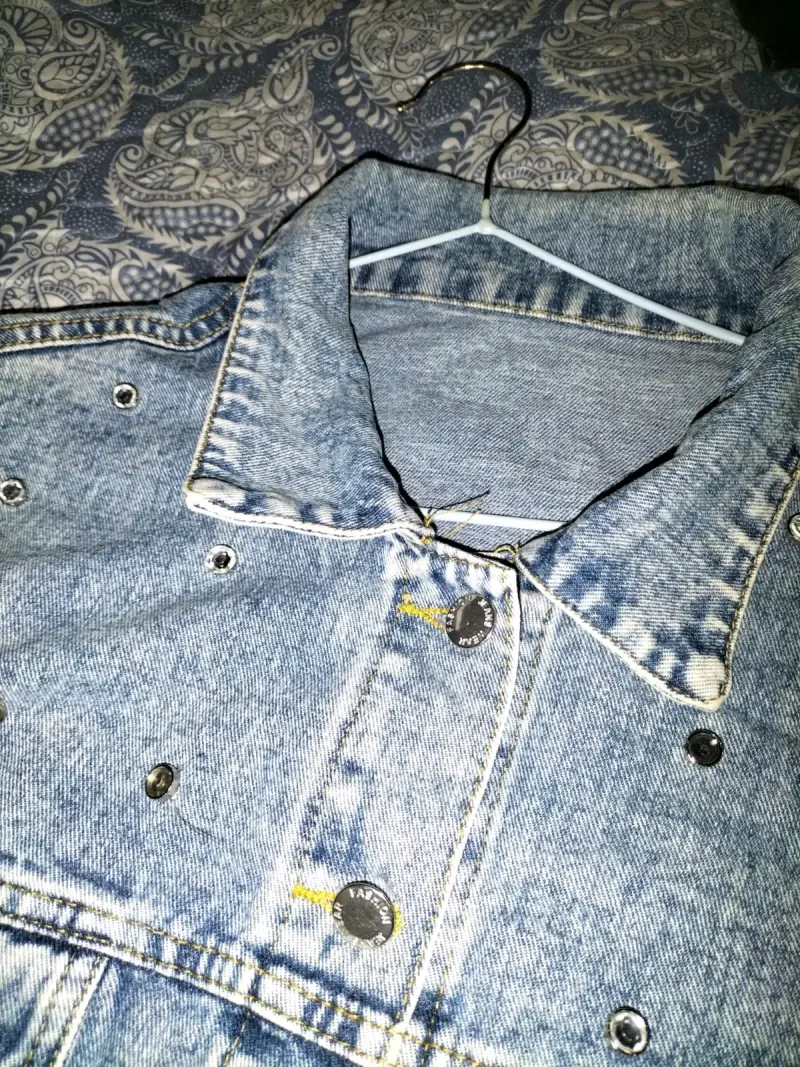 Chaqueta de mezclilla con apliques - 6