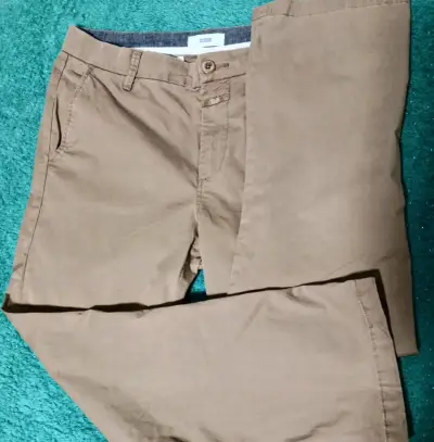Pantalones de vestir marrones - miniatura 1